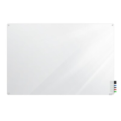 Ghent Harmony Frosted Glass Whiteboard with Radius Corners, 4H x 5W (HMYRN45FR)