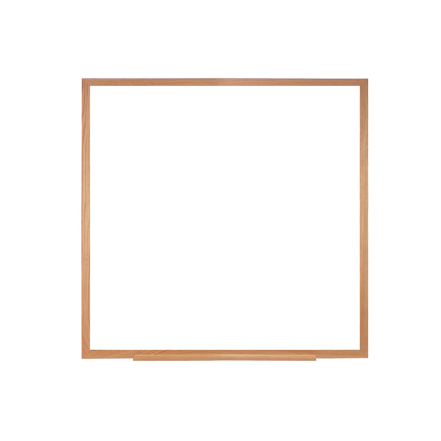 Ghent Magnetic Porcelain Whiteboard with Wood Frame, 4H x 4W (M1W-44-4)