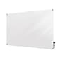 Ghent Harmony 4'H x 8'W Magnetic Glass Whiteboard with Square Corners, White (HMYSM48WH)