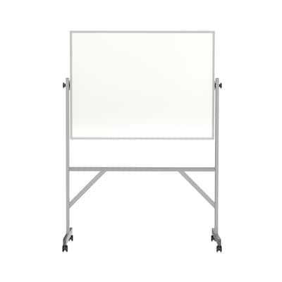 Ghent Reversible Magnetic Porcelain Whiteboard with Aluminum Frame, 3H x 4W (ARM1M134)
