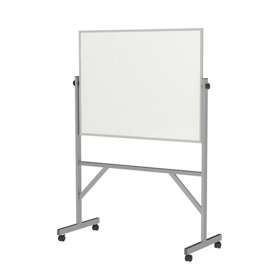 Ghent Reversible Magnetic Porcelain Whiteboard with Aluminum Frame, 3H x 4W (ARM1M134)