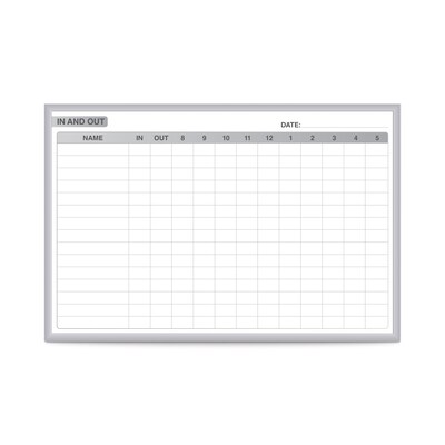 Ghent In/Out Magnetic Whiteboard, 3Hx4W (GRPM301E-34)