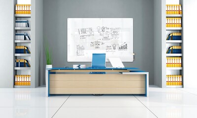 Ghent Harmony Glass Whiteboard with Radius Corners, 4'H x 6'W, White (HMYRN46WH)