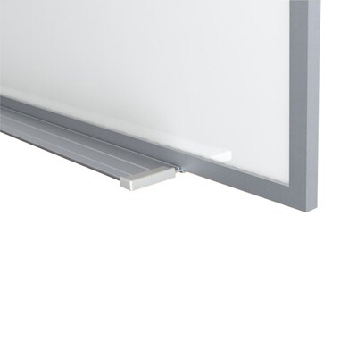 Ghent Magnetic Porcelain Dry-Erase Whiteboard, Aluminum Frame, 4H x 4W (M1-44-4)