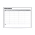 Ghent Schedule Magnetic Whiteboard, 3H x 4W (GRPM313S-34)