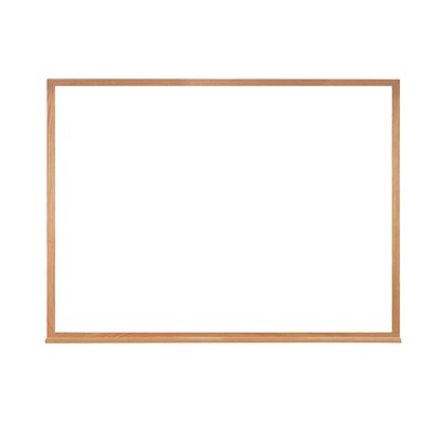 Ghent Non-Magnetic Whiteboard with Wood Frame, 2'H x 3'W (M2W-23-1)