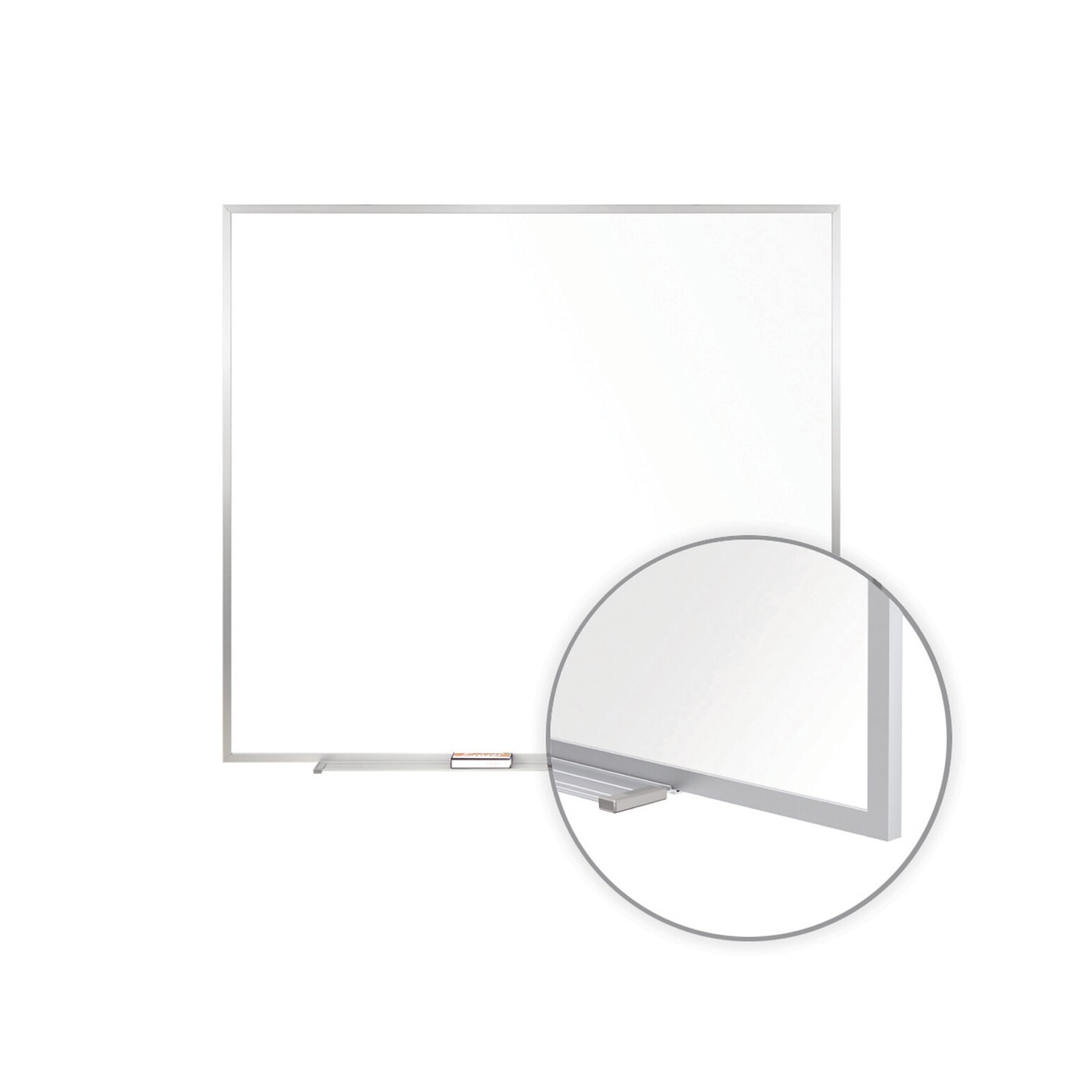 Ghent 4H x 4W Non-Magnetic Whiteboard with Aluminum Frame (M2-44-4)