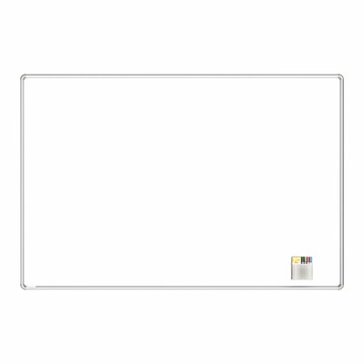 Ghent Nexus Magnetic Porcelain Dry-Erase Whiteboard, Aluminum Frame, 4H x 6W (NEX146WMB)