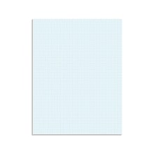 Ampad® Graph Writing Pad 8-1/2x11, Quad Ruling Graph Paper, 8 Squares/Inch, White, 50 Sheets/Pad