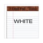 TOPS Legal Junior Notepads, 5" x 8", Narrow, White, 50 Sheets/Pad, 12 Pads/Pack (TOP 7500)