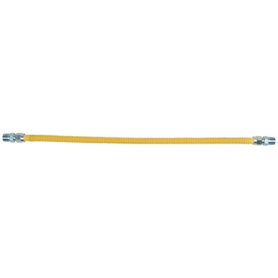 BrassCraft CSSD44-24 Gas Range & Gas Furnace Flex-Line (1/2 OD x 24,1/2 MIP x 1/2 MIP, Up to 85,000 BTU)