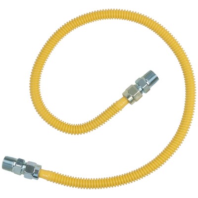 BrassCraft CSSD44-36 Gas Range & Gas Furnace Flex-Line (1/2 OD x 36, 1/2 MIP x 1/2 MIP, Up to 71,100 BTU)