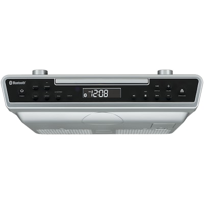 Sylvania SKCR2713 Under-Cabinet Bluetooth CD Clock Radio