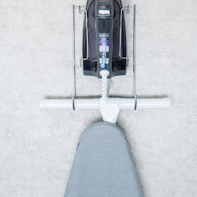 Better Houseware Iron and Ironing Board Holder, Chrome, (BTH1425)