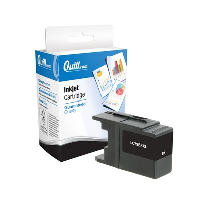 Quill Brand® Compatible Black Extra High Yield Ink Cartridge Replacement for Brother LC79XXL (LC79BK