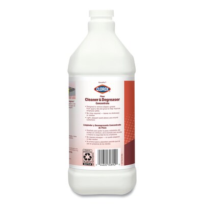 Clorox® Professional Floor Cleaner and Degreaser Concentrate, 1 gal Bottle
