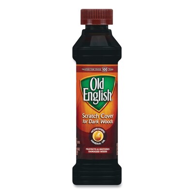 OLD ENGLISH Furniture Scratch Cover, For Dark Woods, 8 oz Bottle, 6/Carton
