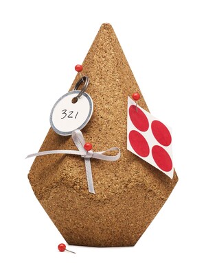 Design Ideas Cork GeoPost Note Holder (3091109)
