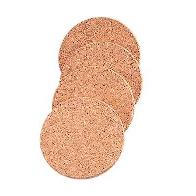 Better Houseware Cork Coasters, Tan (1390)