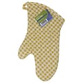 Better Houseware Gingham Pot and Oven Mitt, Yellow, (1584/Y)