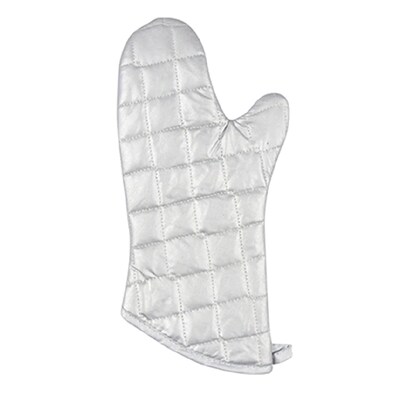 Better Houseware Silver Silicone Oven and BBQ Mitt, Silver, (1593)