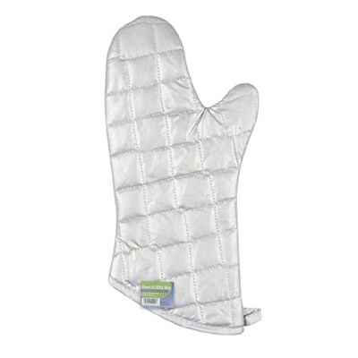 Better Houseware Silver Silicone Oven and BBQ Mitt, Silver, (1593)