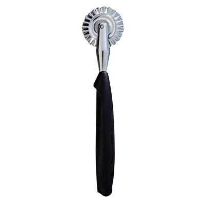 Better Houseware Steel Ravioli and Pastry Wheel, Silver/Black (165/C)