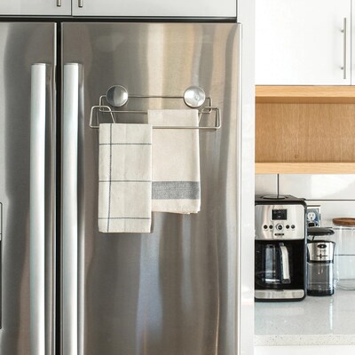 Better Houseware Stainless Steel Magnetic Towel Bar, (2409)