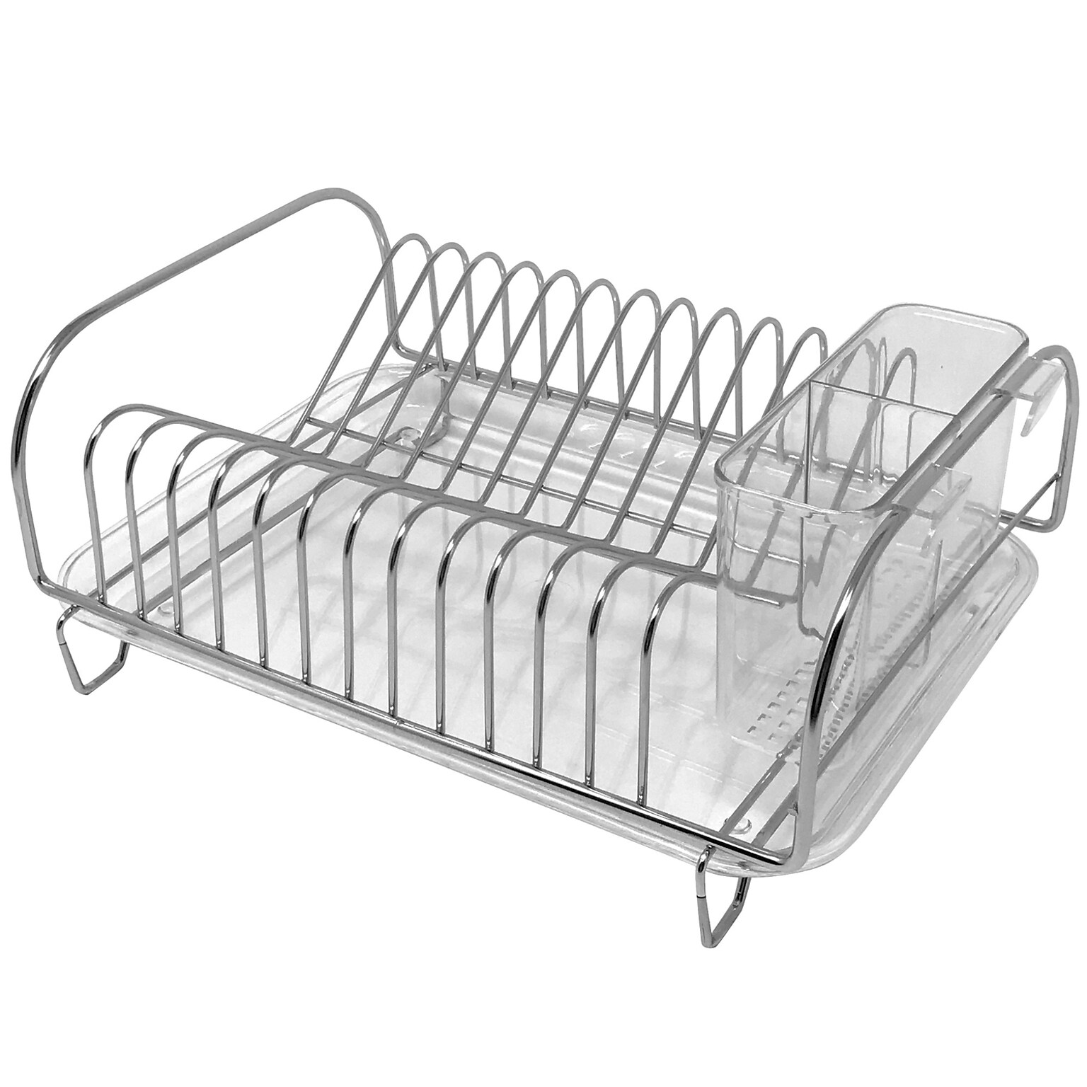 Better Houseware Stainless Steel Dish Drainer Set, Silver (BTH3423)