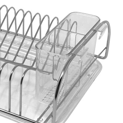 Better Houseware Stainless Steel Dish Drainer Set, Silver (BTH3423)