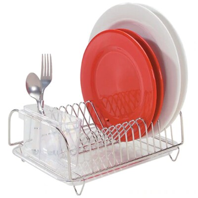 Better Houseware Stainless Steel Dish Drainer Set, Silver (BTH3423)