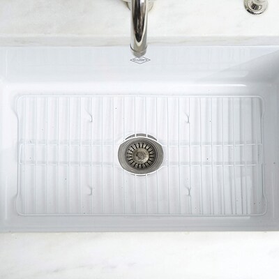 Better Houseware Coated-Steel Extra-Large Sink Protector, White (BTH1424W)