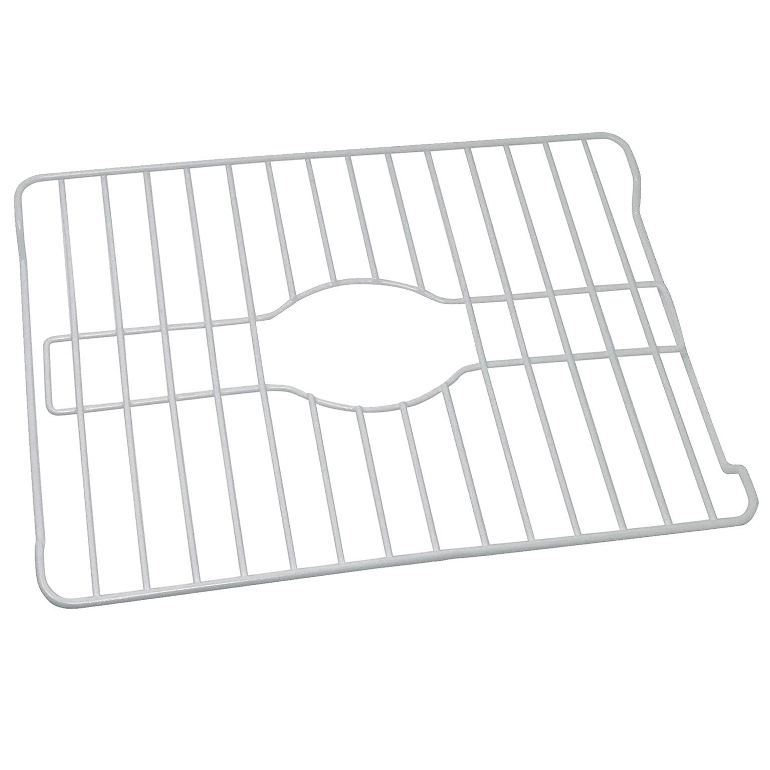 Better Houseware Coated-Steel Large Sink Protector, White (BTH1487W)