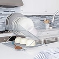 Better Houseware Coated-Steel Folding Dish Rack, Metallic (3489.5)