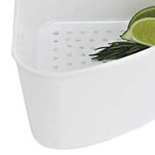 Better Houseware Plastic Corner Sink Strainer, White (724)