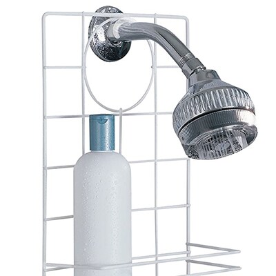 Better Houseware Coated-Steel Shower Caddy, White, (888/W)