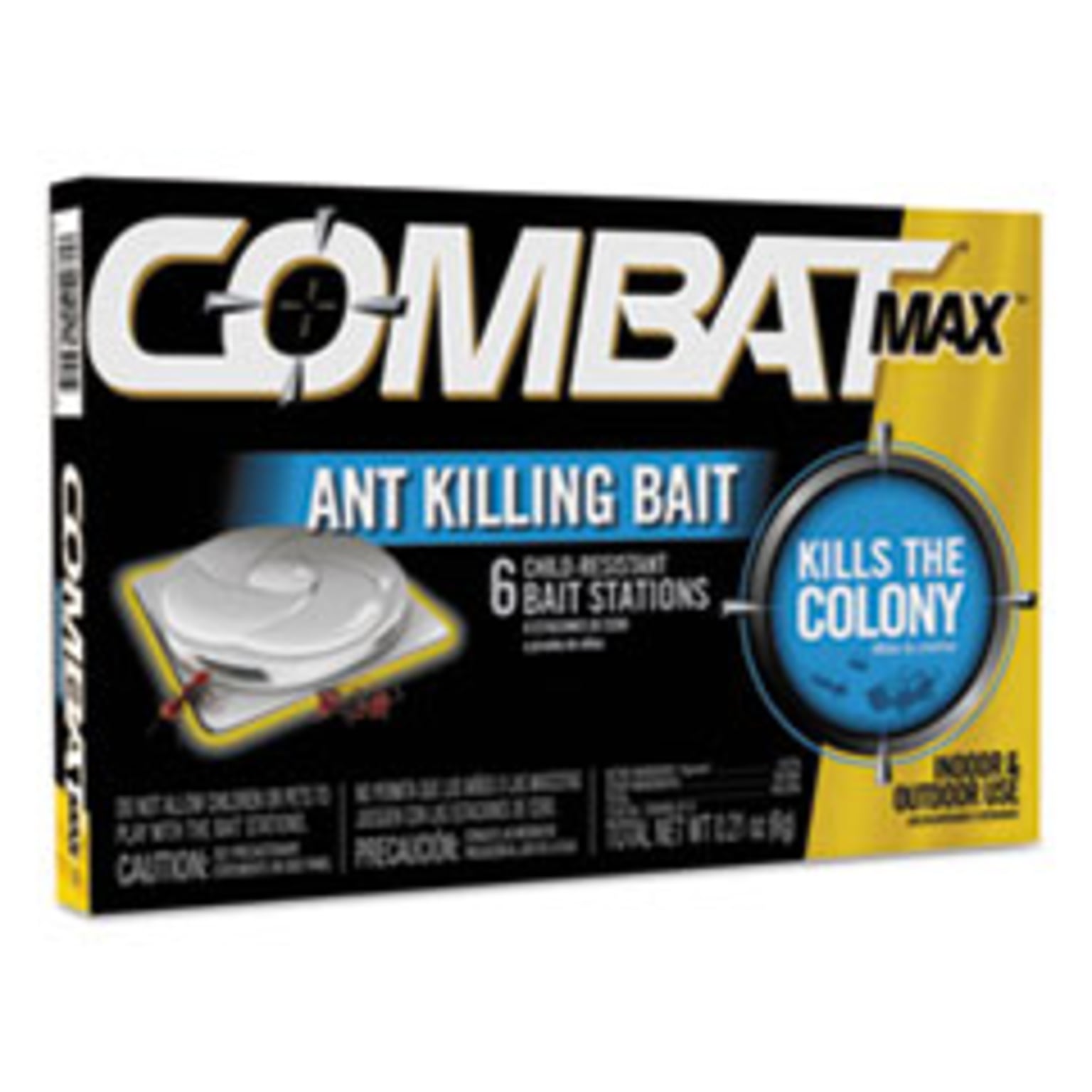 Combat Source Kill MAX Ant Killing Bait, 0.21 oz, 6/Box 12 Boxes/Carton (DIA55901)