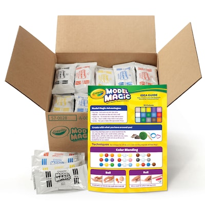 Crayola® Model Magic Variety Pack, 15 Fun Colors, 1 oz Bags, Pack of 30 (BIN570028)
