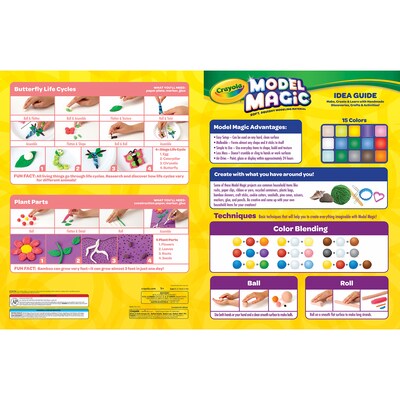 Crayola® Model Magic Variety Pack, 15 Fun Colors, 1 oz Bags, Pack of 30 (BIN570028)