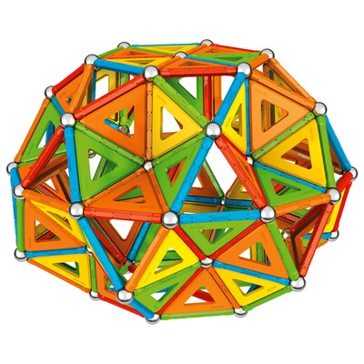 Geomag Supercolor Panels Building Sets, 388 Pieces/Pack (GMW193)