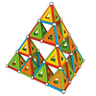 Geomag Supercolor Panels Building Sets, 388 Pieces/Pack (GMW193)