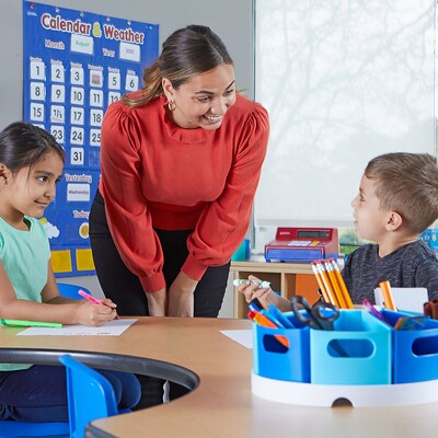 Learning Resources Create A Space Plastic Organizer Kits, Blue (LER3806B)