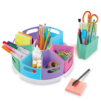 Learning Resources Create A Space Plastic Organizer Kits, Assorted Colors (LER3806P)