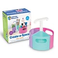 Learning Resources Create A Space Plastic Storage Containers, Assorted Colors (LER3810P)