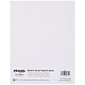 Prang® Sketch Smart, 11" x 8.5", Sketch Book, White, 40 Sheets/Book, 12/Pack (PAC4819)