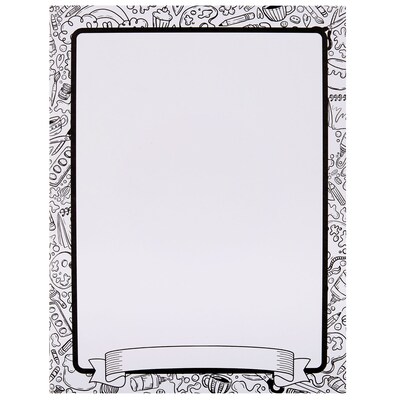 Prang® Sketch Smart, 11" x 8.5", Sketch Book, White, 40 Sheets/Book, 12/Pack (PAC4819)