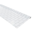 Fadeless® Bulletin Board Art Paper, 48 x 50, White Subway Tile (PAC57505)