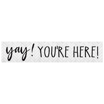 Teacher Created Resources® Modern Farmhouse Yay! Youre Here! Banner (TCR8510)