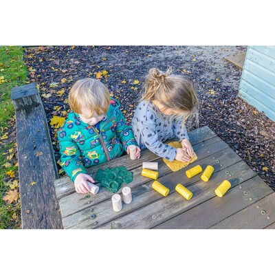 Yellow Door Let's Roll Garden Bugs Clay Rollers, Yellow, Set of 6 (YUS1154)