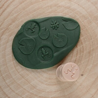 Yellow Door Let's Roll Pond Life Clay Rollers, Natural, Set of 6 (YUS1157)